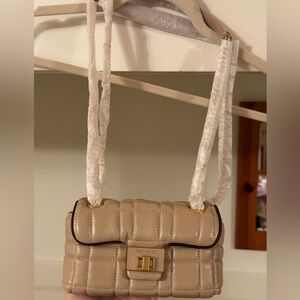 NWT Kate Spade Evelyn Quilted Leather Small - Milk Tea